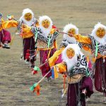 Cham dance during August Litang horse racing festival